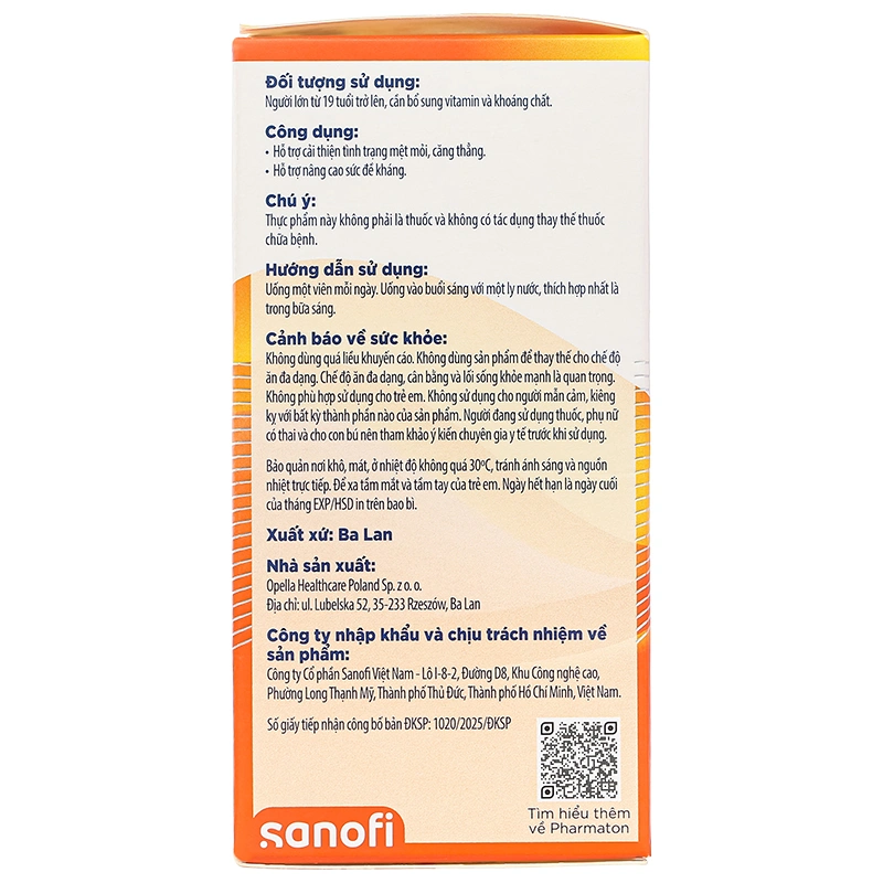 Thực phẩm bảo vệ sức khoẻ: Pharmaton Vitality - 4